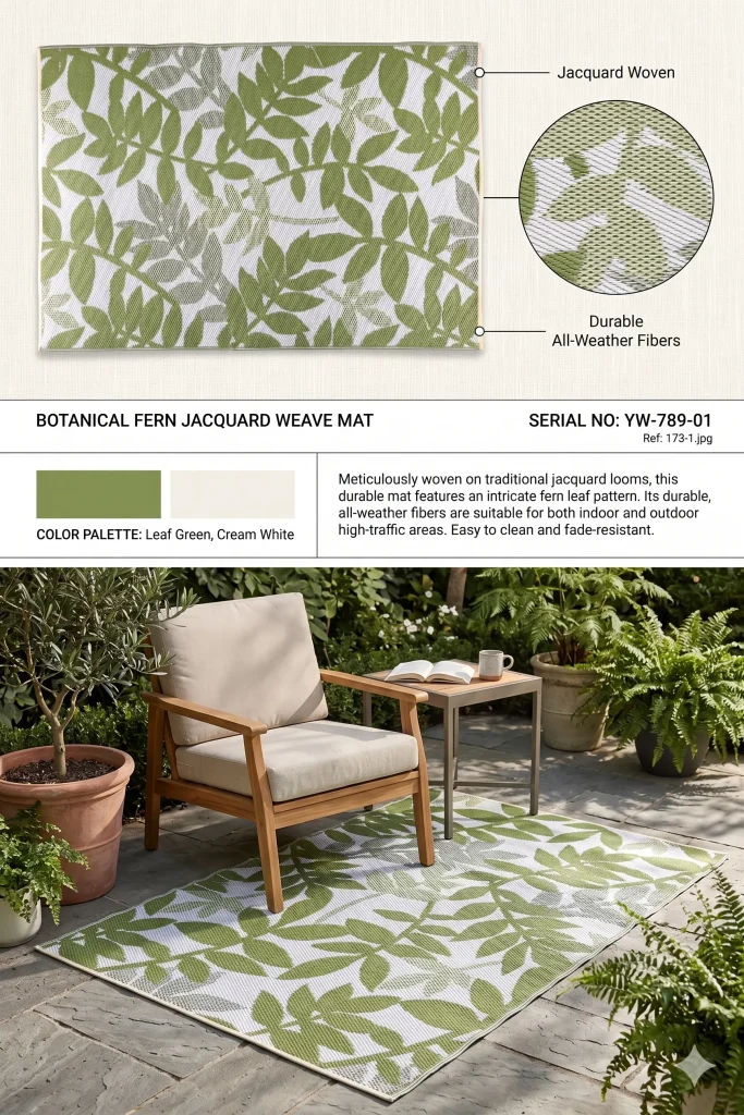 Botanical Fern Mat