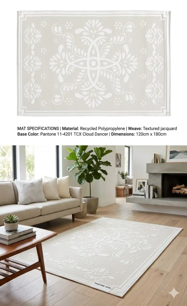 Palmette Eye Mat