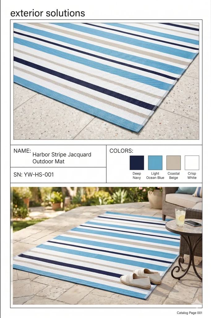 Stripe Harbour Mat