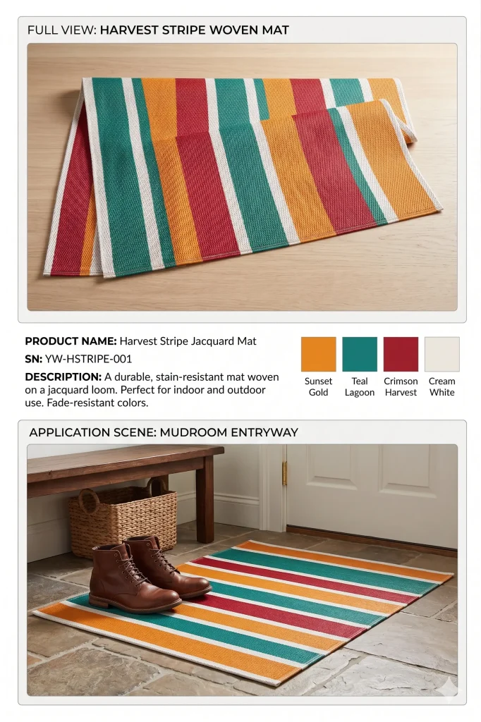 Harvest Stripes Mat