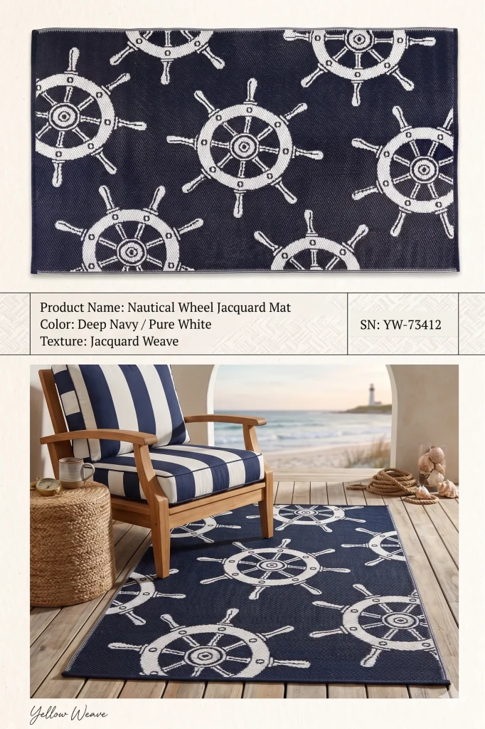 Nautical Wheel Mat