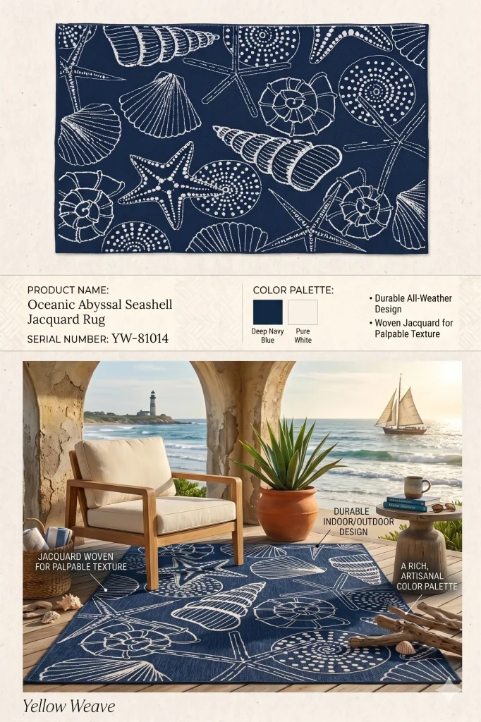 Oceanic Seashell Mat